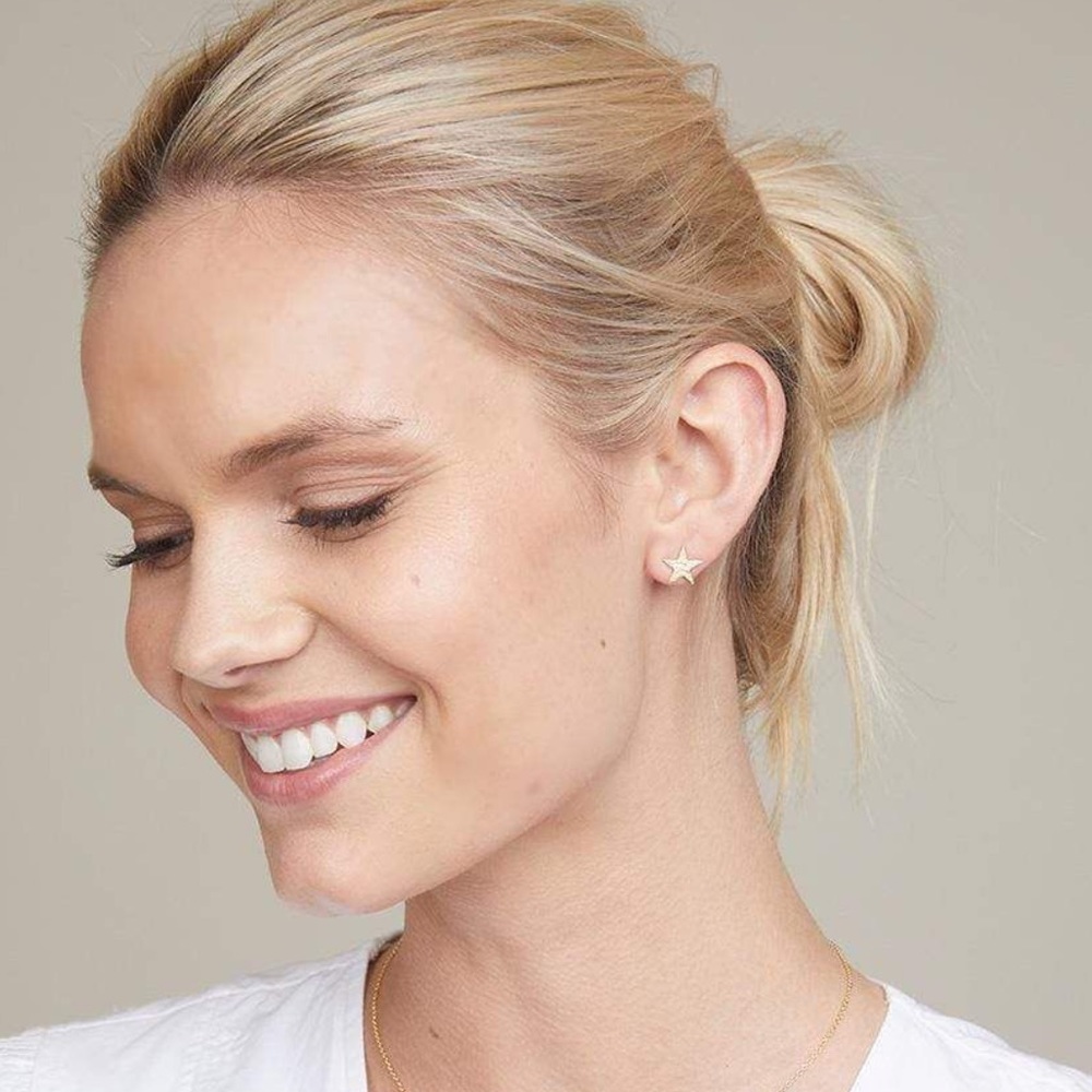 Gorjana Super Star Studs 💫 NWT Gold - Picture 3 of 15